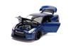 JADATOYS Fast Furious Diecast Car Nissan BRIAN 118 i Brian's GT-R (R35) z ŚWIATŁEM i