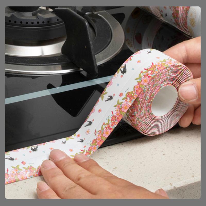 Kitchen PVC Waterproof Wall Paste Beauty Seam Paste Mildew Proof Tape Bathroom Sink Seamless Paste Tape