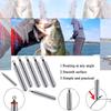 10pcs/set Cylindrical Shape Fishing Baits Sinker Hook Bait Accessories Fishing Weights Sinkers 3.5g-20g with Connector
