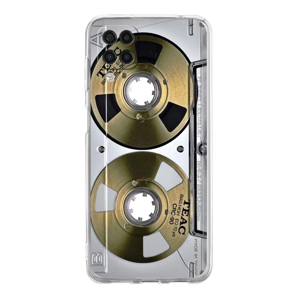 Phone Case For Samsung Galaxy A13 A33 A35 A55 A73 A53 A23 A51 A71 A21S A31 A41 A05s A03S A15 A25 5G Cover Vintage Cassette Tape