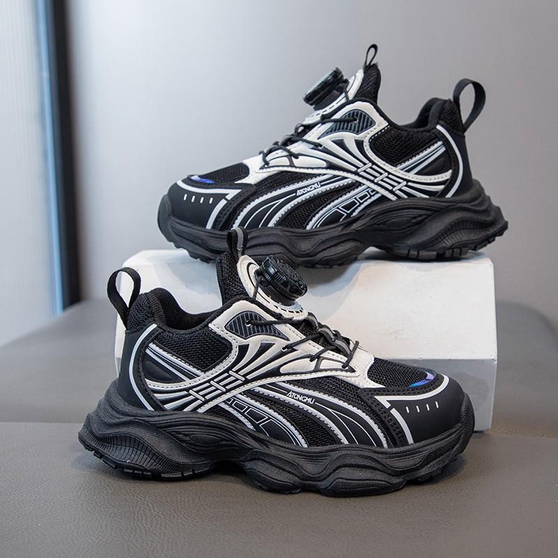 2025 New Autumn Children's Sneakers Girls Fashion ins Daddy Shoes Boys Breathable Lightweight Casual Shoes