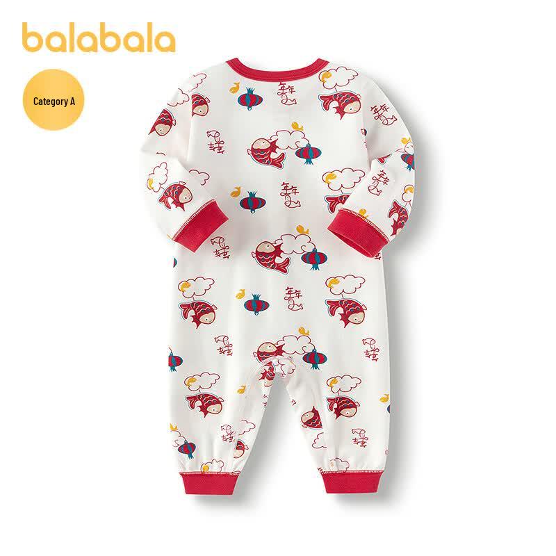 Balabala Baby Spring Long-Sleeve Romper