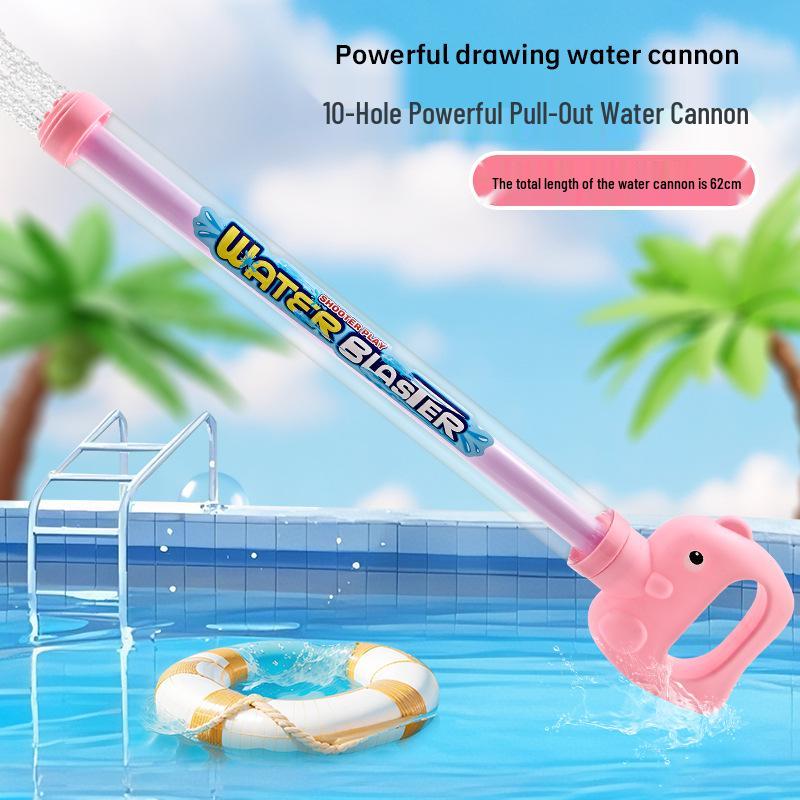 Cross-Border Long-Range Water Cannon Toy: Large Capacity Floating Water Gun for Beach Battles