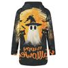 Women's Halloween Printed Long Sleeve Hoodie Casual Fashion Pullover Top