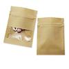 Earrings and Ear Accessories: Thick Transparent Self-Sealing Kraft Paper Bags for Packaging and Food Storage