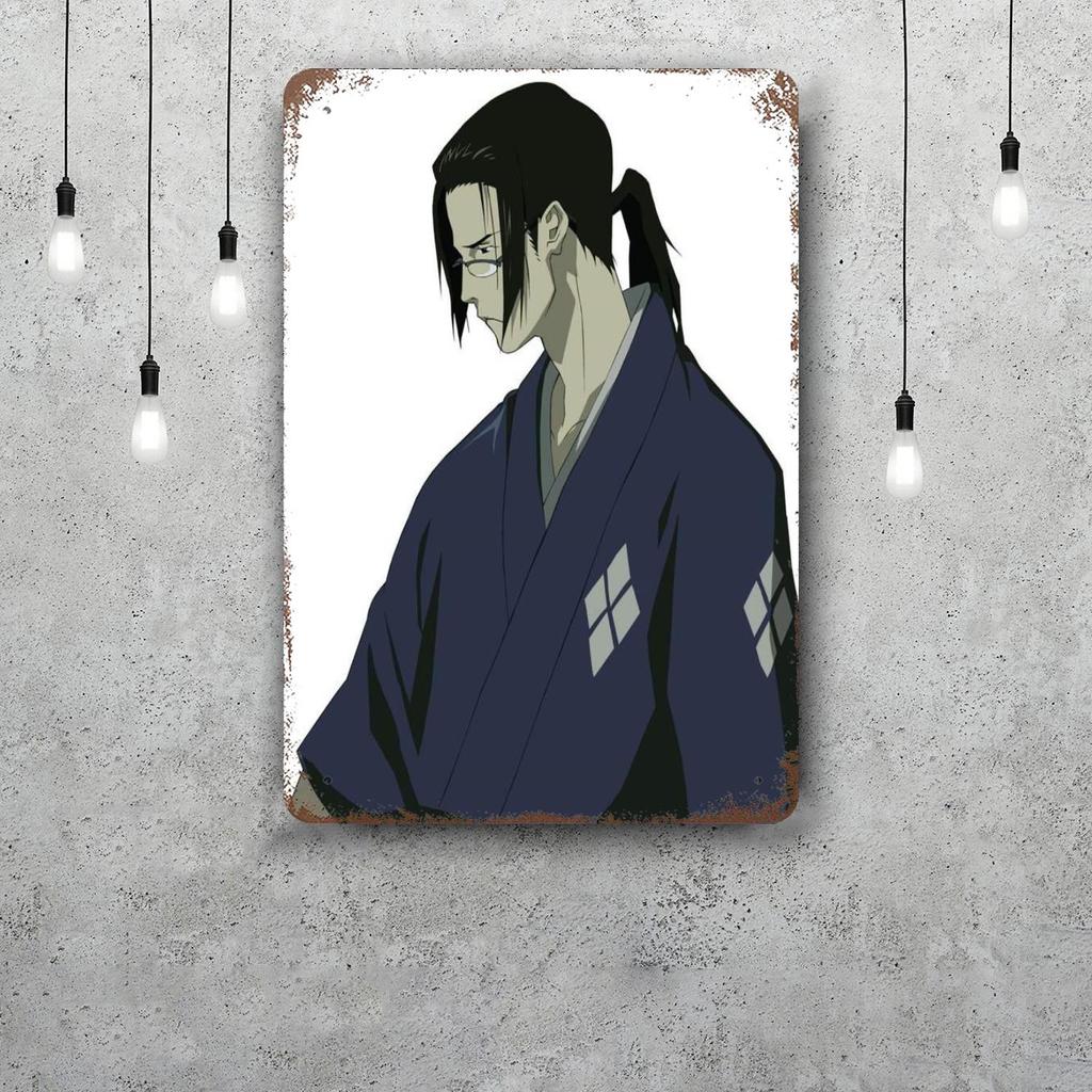 samurai champloo Decor Vintage Metal Signs Tin Signs Captain Poster Decor for Bar Pub Club Man Cave Wall Decoration