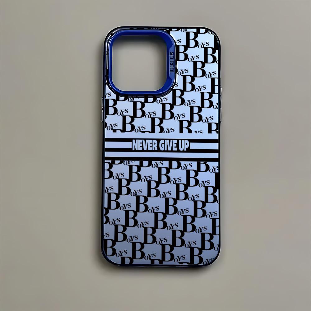 Phone Case Fashion Never Give Up For iPhone 17 16e 16 15 14 13 12 11 mini Pro Max X XR XSMAX Air Plus Anti Fall Matte Back Cover