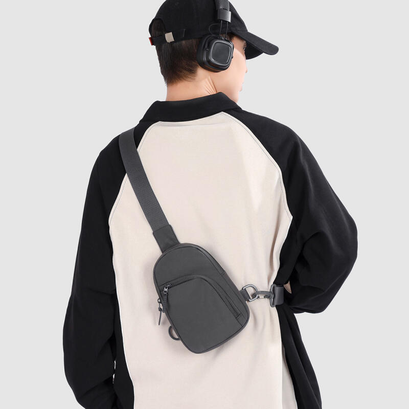 Large Capacity Chest Bag Men's And Women's Shoulder Bag Riding Sports Back Crossbody Bag