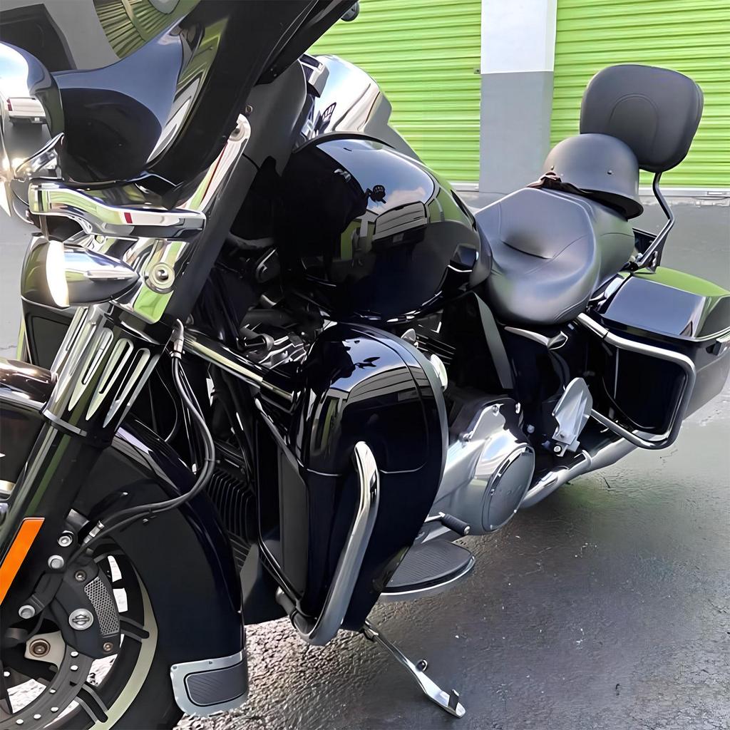 Compatible Dual Headlight Fairing for Harley Road King, Glide, and CVO Models (2014+)