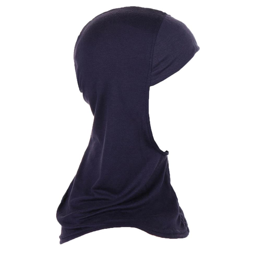 Modal Headscarf for Women Jersey Underscarf Inner Hijab Hat Turban Muslim Ninja Cap Islamic Head Neck Cover Bone Bonnet Headwrap