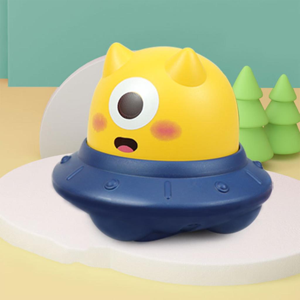 Pressing The Space Flying Saucer Pressing The Inertia Sliding Cute Cartoon Toy,can Be Used As A Gift Forparent-child Interaction