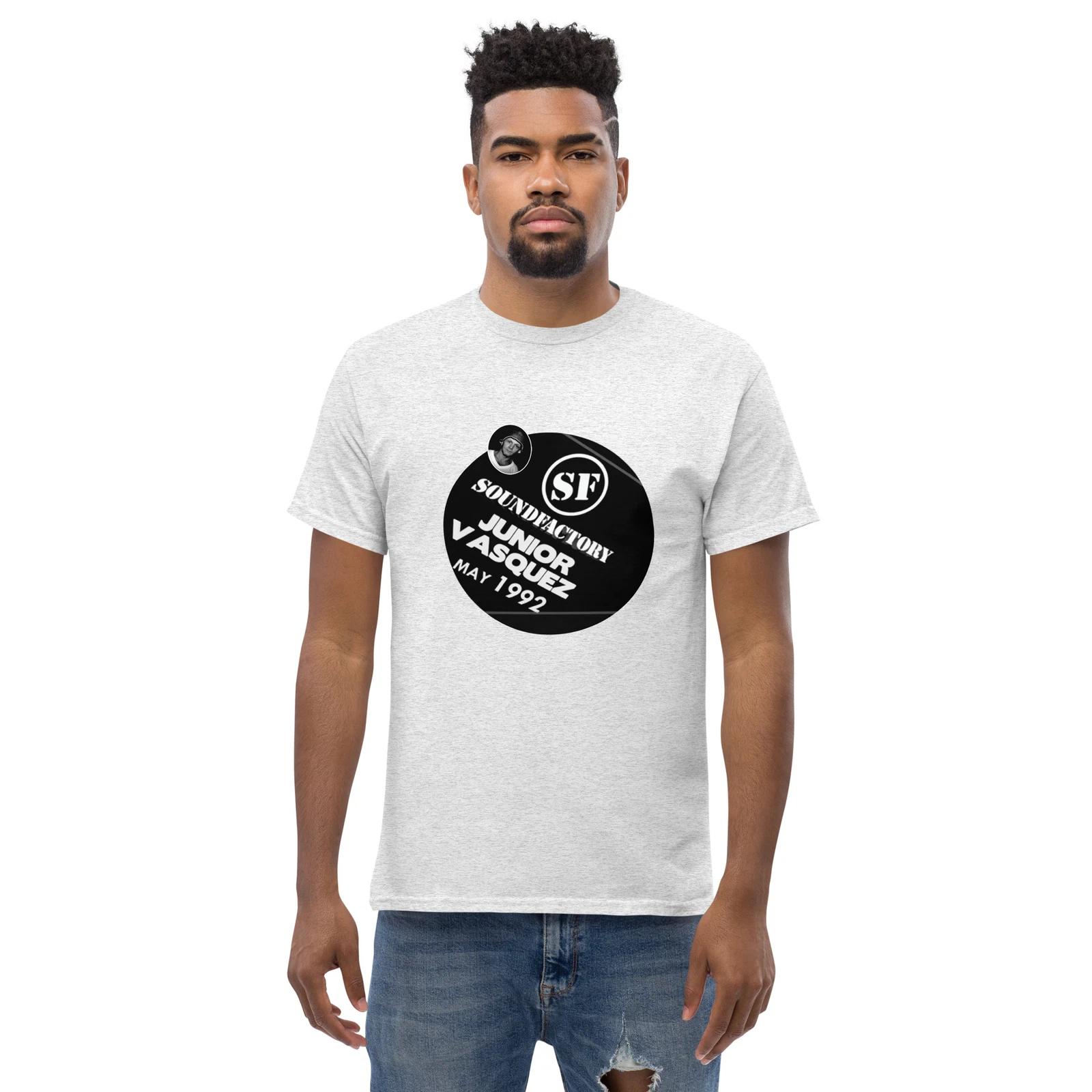 

Sound Factory Junior Vasquez Men s tee NYC DJ Dance Twilo Saint Palladium S