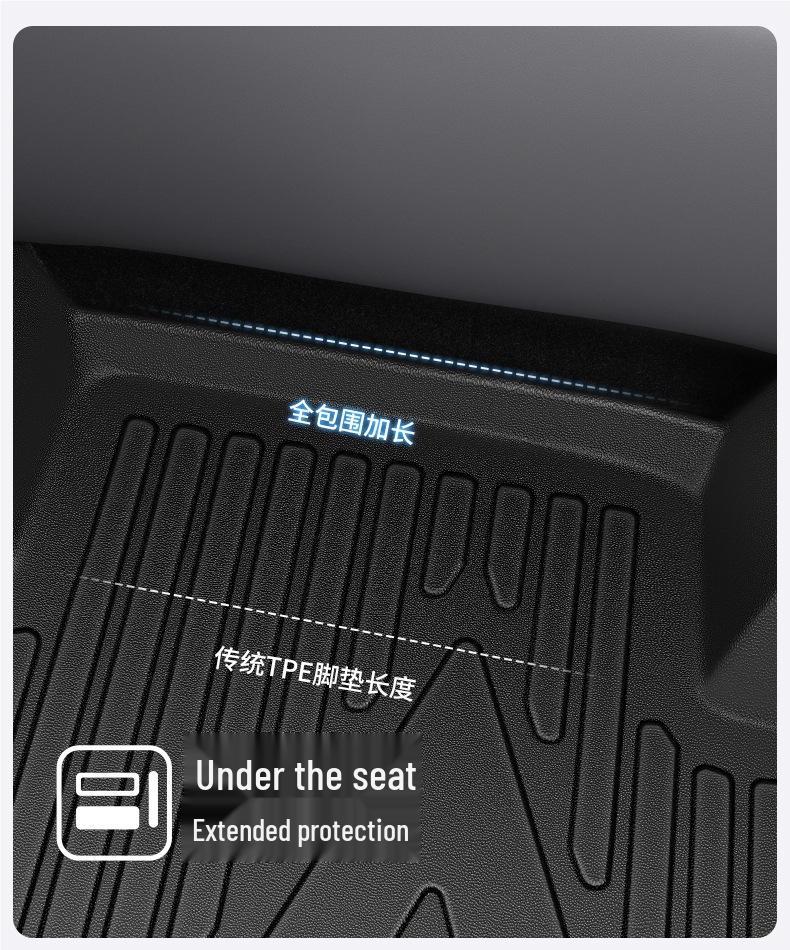 2025 Nissan X-Trail Honor Full Coverage TPE Floor Mats