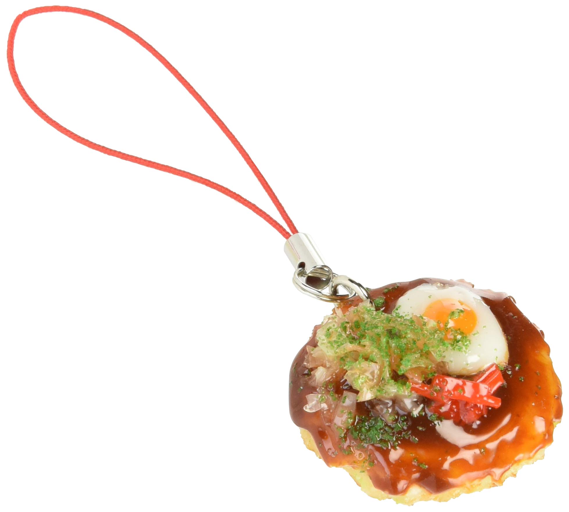 

Suetake Sample Food Sample Mobile Strap Okonomiyaki 32mm Approx. s-16348