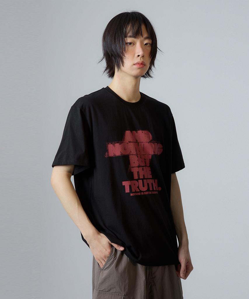 Nasttingijeubeleoldaenmi Scratch Lettering Tee_Black