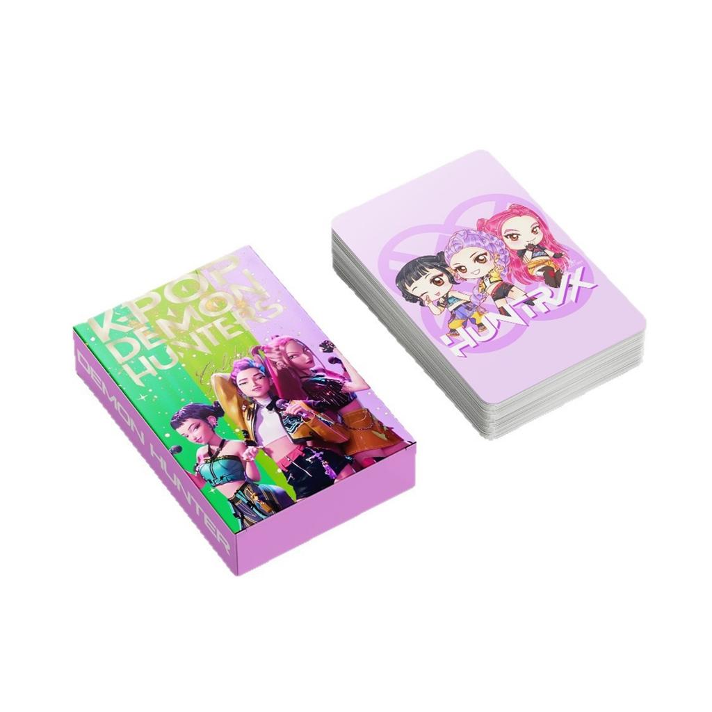 55 Double Sided HD Color Printed Photo Cards Of Anime Characters, Anime Peripheral Collection Cards, Stickers And Greeting Cards