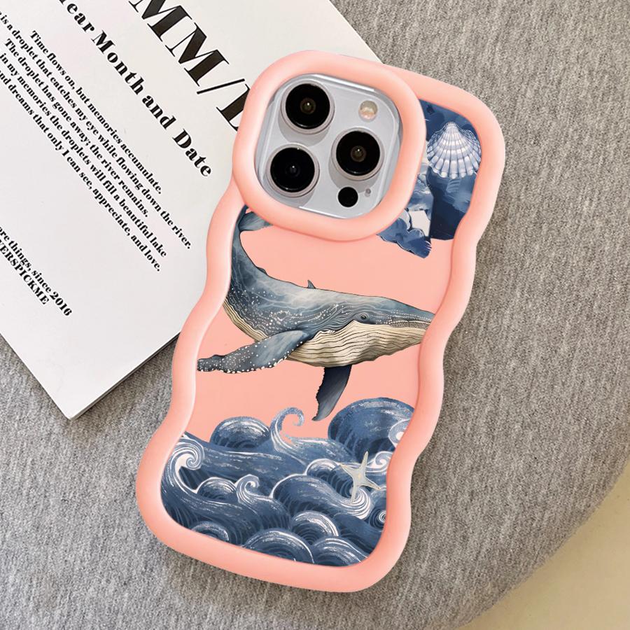 Marine Animals Soft Phone Cover Case for iPhone 13 15 Plus 17 Air 16 Pro Max 14 8 11 XR 12