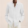 Autumn New Men's Printed Long Sleeve Shirt, Casual Versatile Fashion Tops