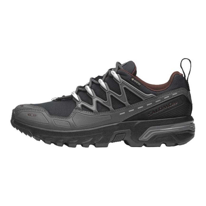 SALOMON ACS+ Cushioning Abrasion Resistant Moisture Wicking Coverage Support Running Shoes Unisex Black Sneakers L47822000