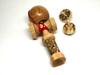 Set Parchet Kendama și Top de la Hakone Maruyama