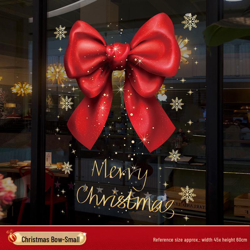 Santa Claus Christmas Window Cling Stickers for Tree and Scene Decoration