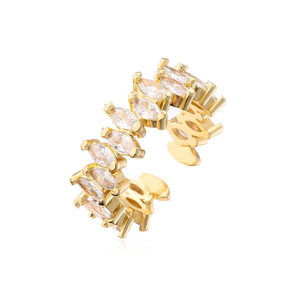 Fashionable Geometric Open Ring for Women's Niche High end Ring