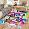 Customizable  Picasso Style Painting Printed Carpet Fashion Non-slip Floor Mat Outdoor Door Mat Play Mat Birthday Gift
