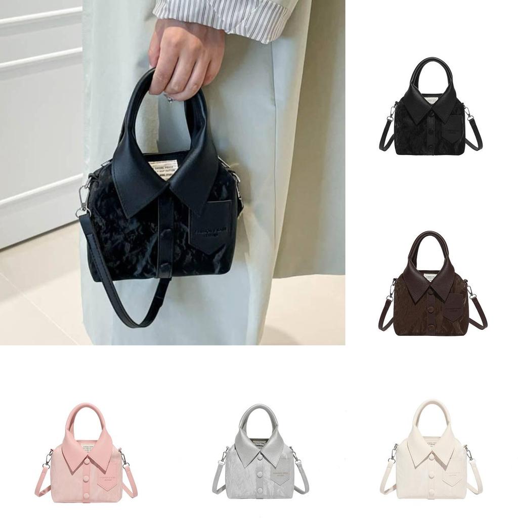 Fashion Pu Small Shoulder Bag With Topstitch Detail For Daily Use