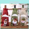 Festive Christmas Wine Bottle Bags Set With Adorable Snowman And Reindeer Designs