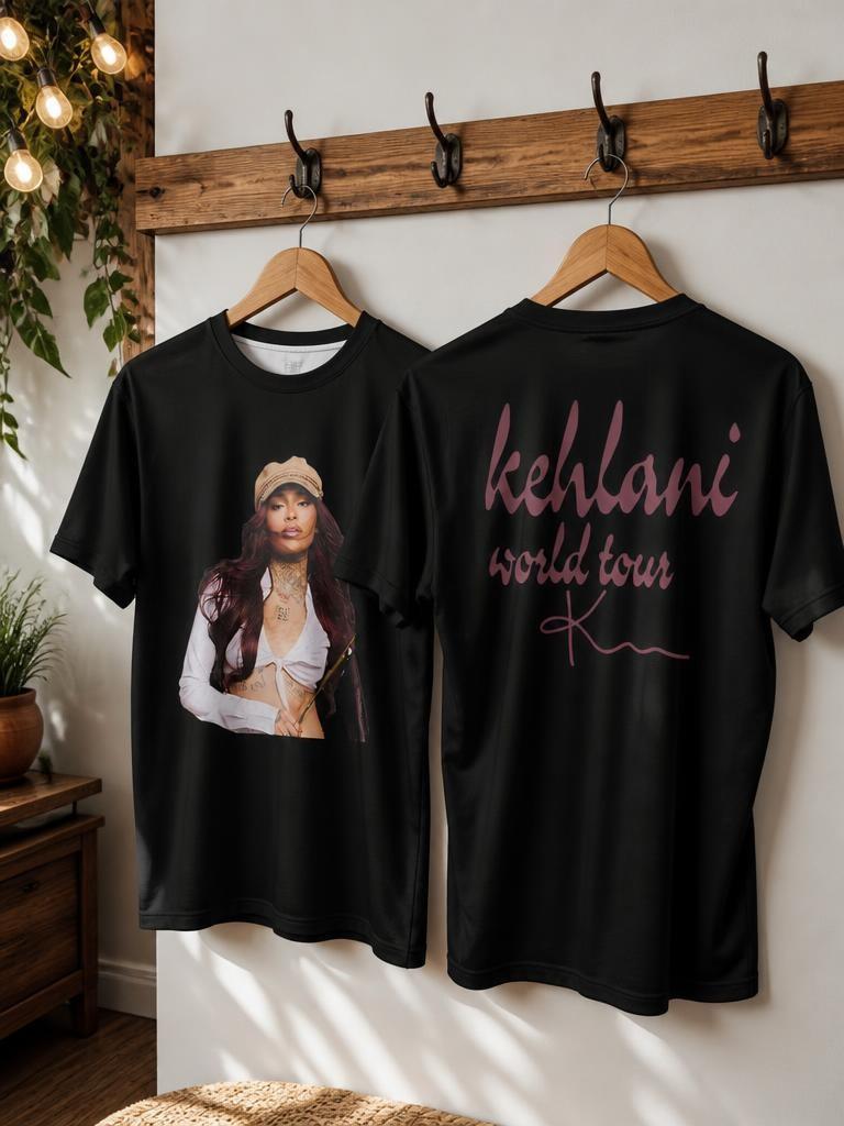 Kehlani World Tour 2026 Limited Edition Signature Black T Shirt