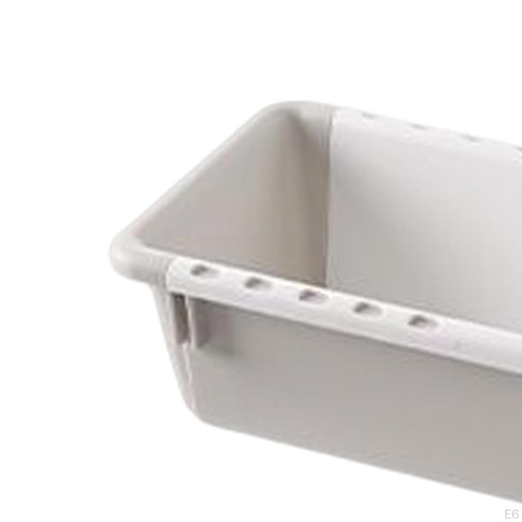 Multifunctional Storage Baskets Desk Supplies Organisers Rectangular Tray Case Bin for Bathroom