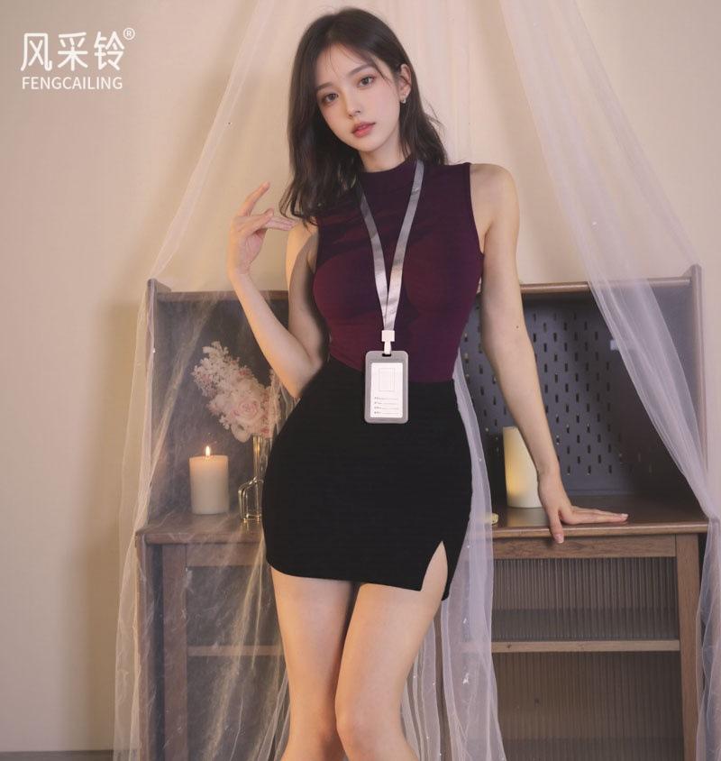 

Сексуальное секретарское белье юбка-шаг юбка короткая юбка женская облегающая красотки юбка на бедрах униформа искушение average size [recommended 80-60kg]