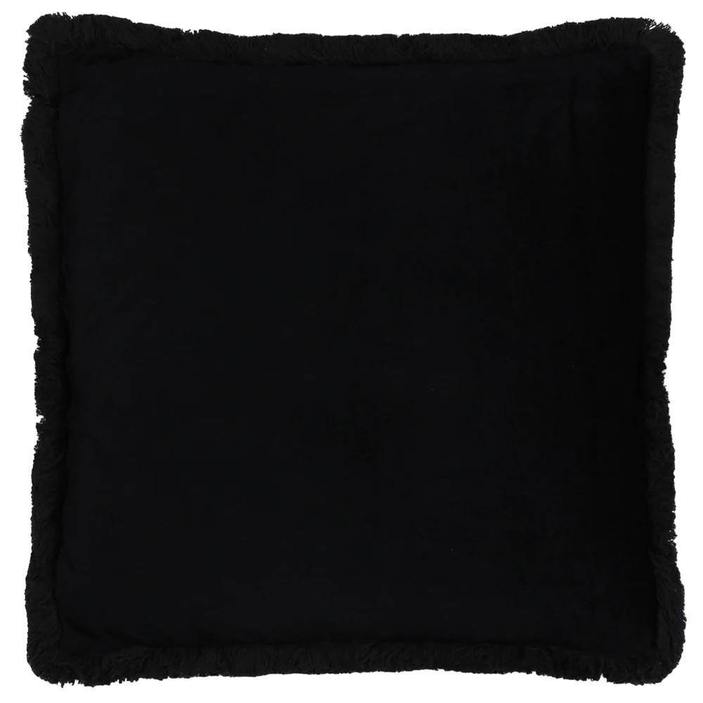 Paoletti Colette Fringed Satin Animal Print Cushion Cover