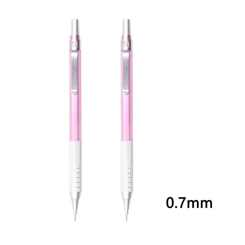 

1 / 2 шт. Профессиональный пластиковый автоматический карандаш с низким центром тяжести 0,5/0,7 мм для рисования, письма, эскизов, дизайна комиксов, механический карандаш