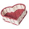 Cesti a Cuore Multiuso Intrecciati a Mano per Pane, Snack, Frutta e Verdura, Organizer, Articoli per l'Organizzazione della Casa