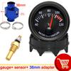 12v 52mm Car Water Temperature Gauge 40~120 ℃ With Water Temp Sensor 10mm Water Temp Joint Pipe 1/8NPT Sensor Adapter Car Racing