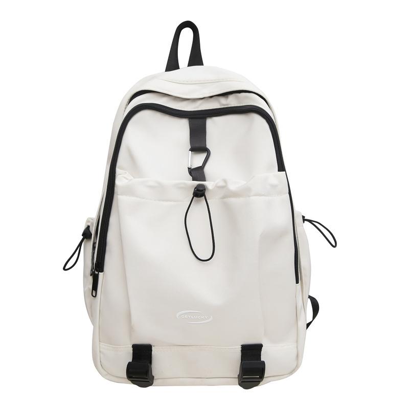 School Bag Female College Students Niche Design Sense Backpack Hiking Bag Versatile High Value Backpack Junior High School Girls