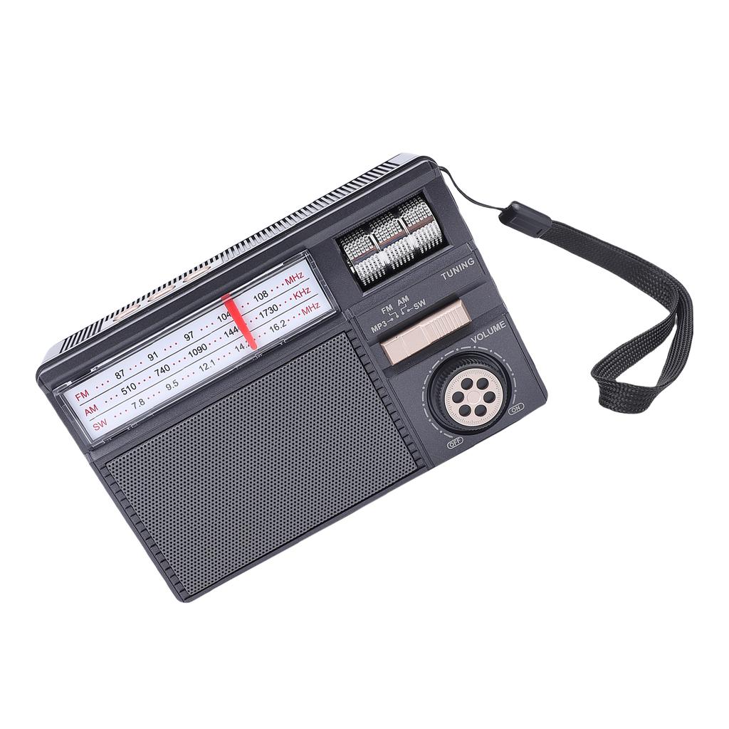   Solar Radio Portable AM FM SW Radio Support Rechargble Battery and Solar Panels Power Supply for Camping Outdoor Activities