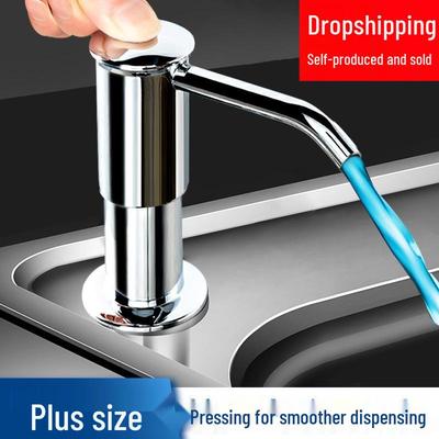 Kitchen Soap Dispenser with Sink Extension for Dish and Vegetable Washing