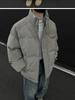 Men's American Style Winter Leather Stand Collar Jacket – Thick, Cold-Resistant, Youth Outerwear.