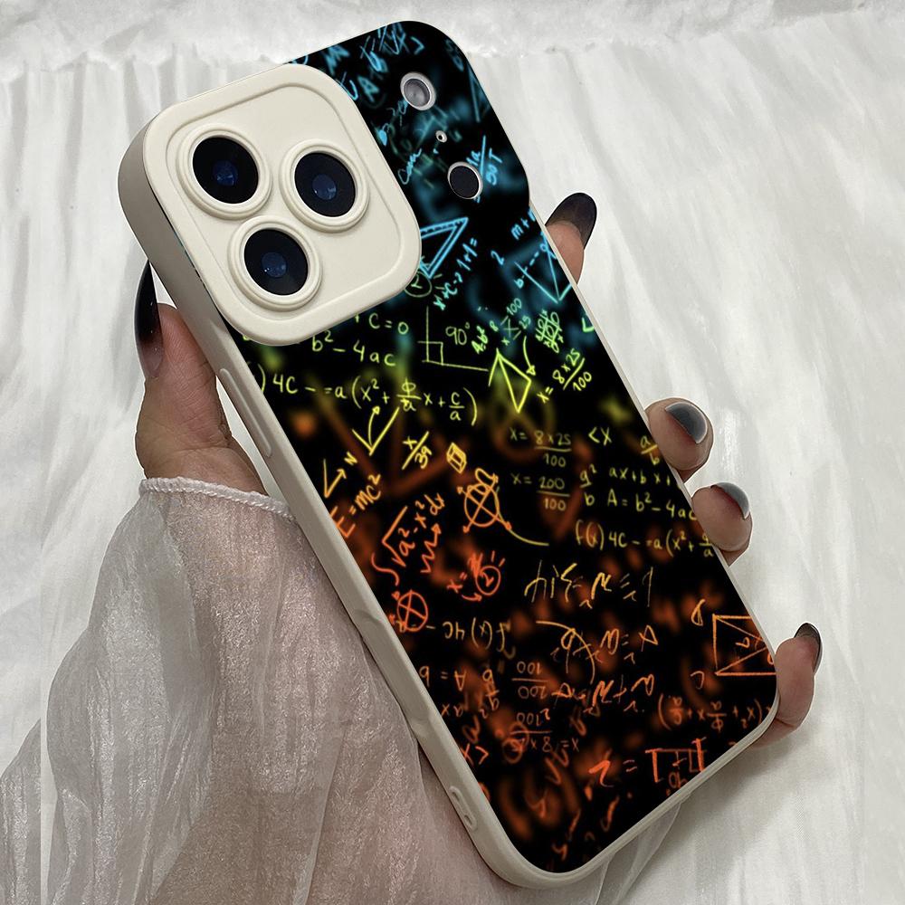 M280 Black Art Creative Brain Mathematicians Angel Eyes Soft Phone Cases for iPhone Samsung Xiaomi Rdemi Huawei Honor Infinix Realme OPPO All Model