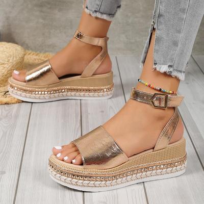 Slope Heel Summer Beach Sandals