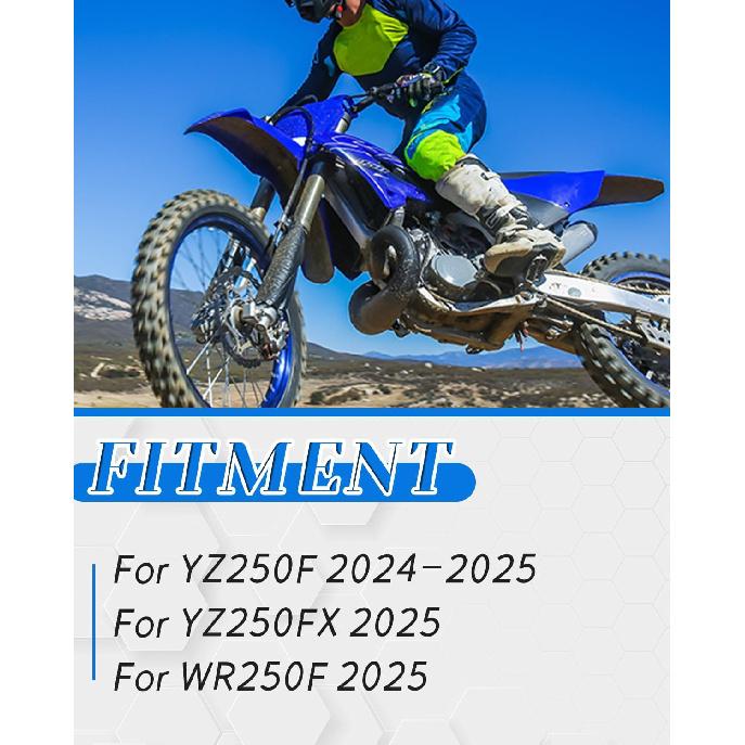 YZ250F Gear Shifter Shift Lever CNC Aluminum Folding Lever for YZ250F 2024-2025, WR250F 2025, YZ250FX 2025, Knight Black