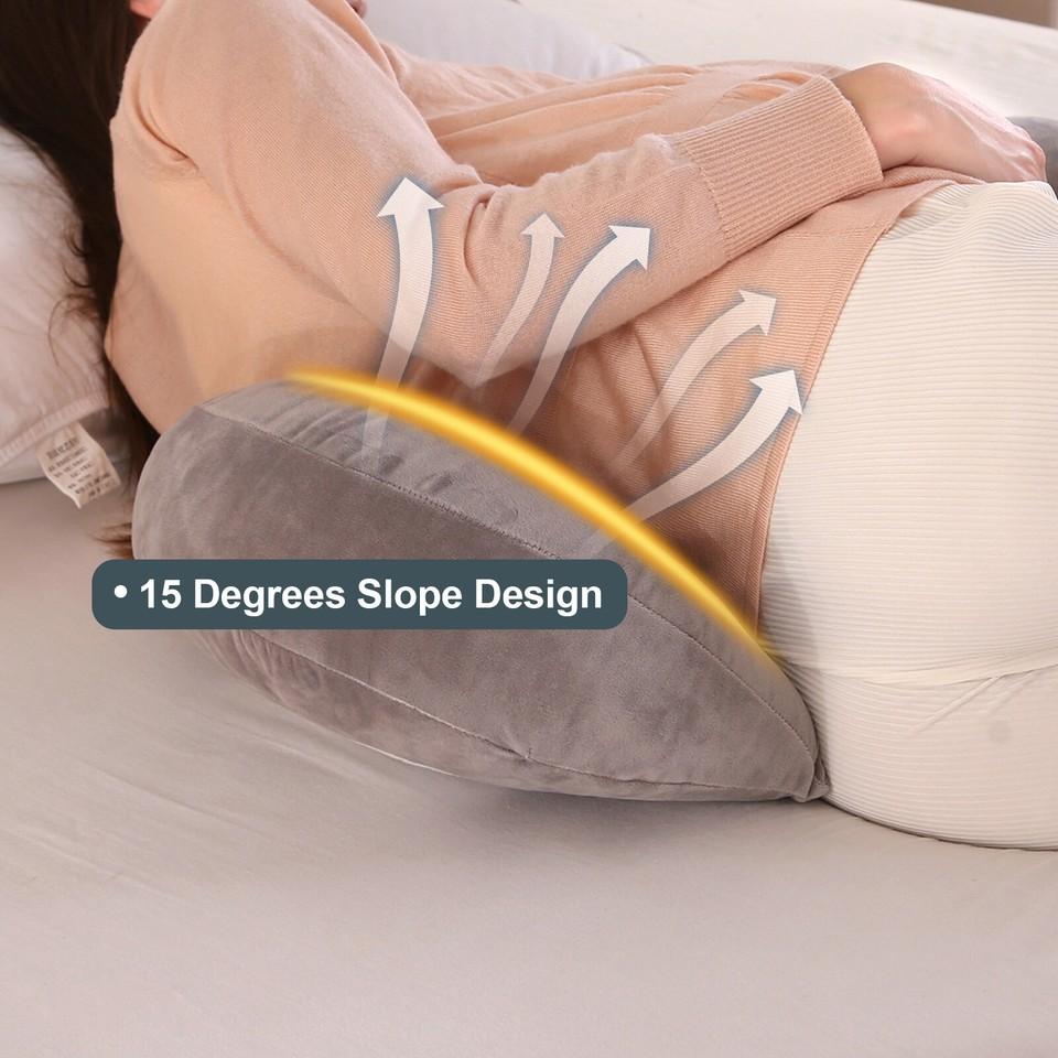 Velvet Pregnancy Pillow Detachable Pillowcase Can Support Buttocks And Legs