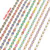 1 Meter Stainless Steel Blue Black Enamel Twisted Chains for DIY Jewelry Making Women Necklace Bracelets Supplies Nickel Free