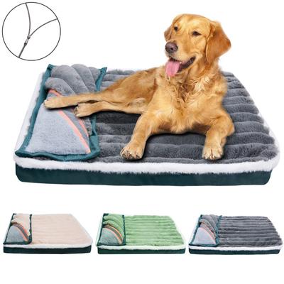 Dog Bed Dog Washable Floor Mat Mat Dog Sleeping Mat Cat Kennel Pet Supplies Super Soft Comfortable Durable Mattress Removable