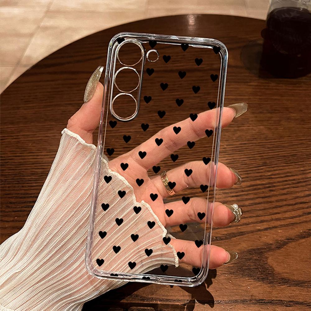 

Monstera Deliciosa Lavender Floral Phone Case For Samsung Galaxy A56 A16 A26 A36 A37 A57 A21S A53 A33 A73 A12 Transparent Cover Samsung A17