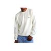 Polo Ralph Lauren Logo Embroidered Crew Neck Long Sleeve Knit Sweater Men Sweater Cream 710810846-035