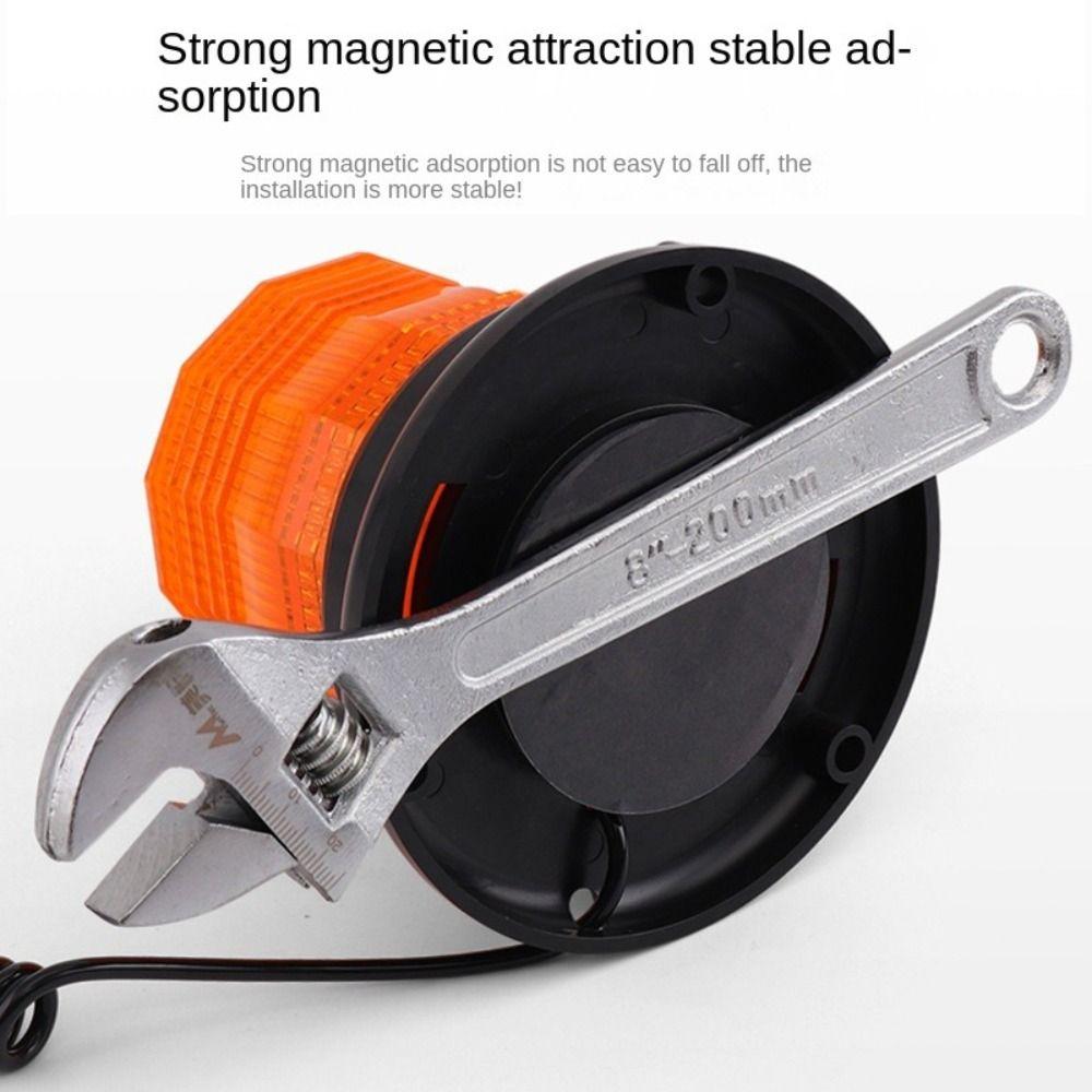 12V Car Emergency LED Lights 24 LED LED Strobe Light Top Burst Flashing Light  School Bus Forklift