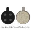 1-50 Pair Electric Scooter Disc Brake Pads for M365 Pro Kick Scooter Replacement Electric Scooter Friction Plates Disc Brake Pad